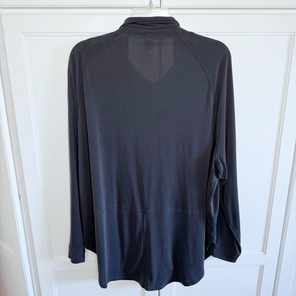 Free People We the Free High/Low Henley Top Sz Small Lagenlook Momcore - Picture 3 of 9